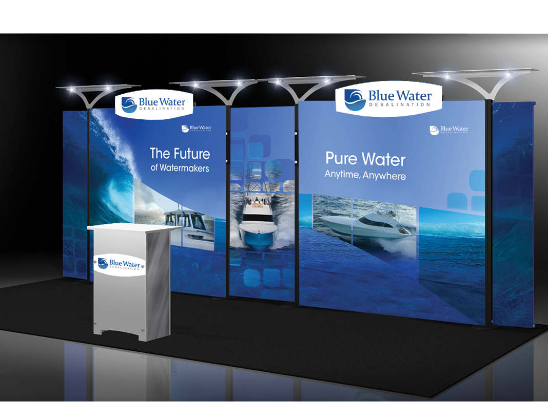 Blue Water Desalination Tradeshow Booth