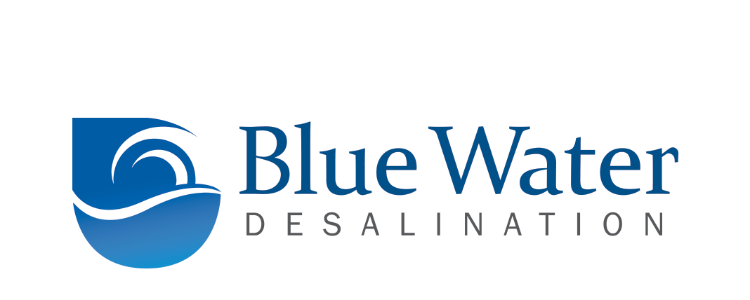 Blue Water Desalination logo and identity design
