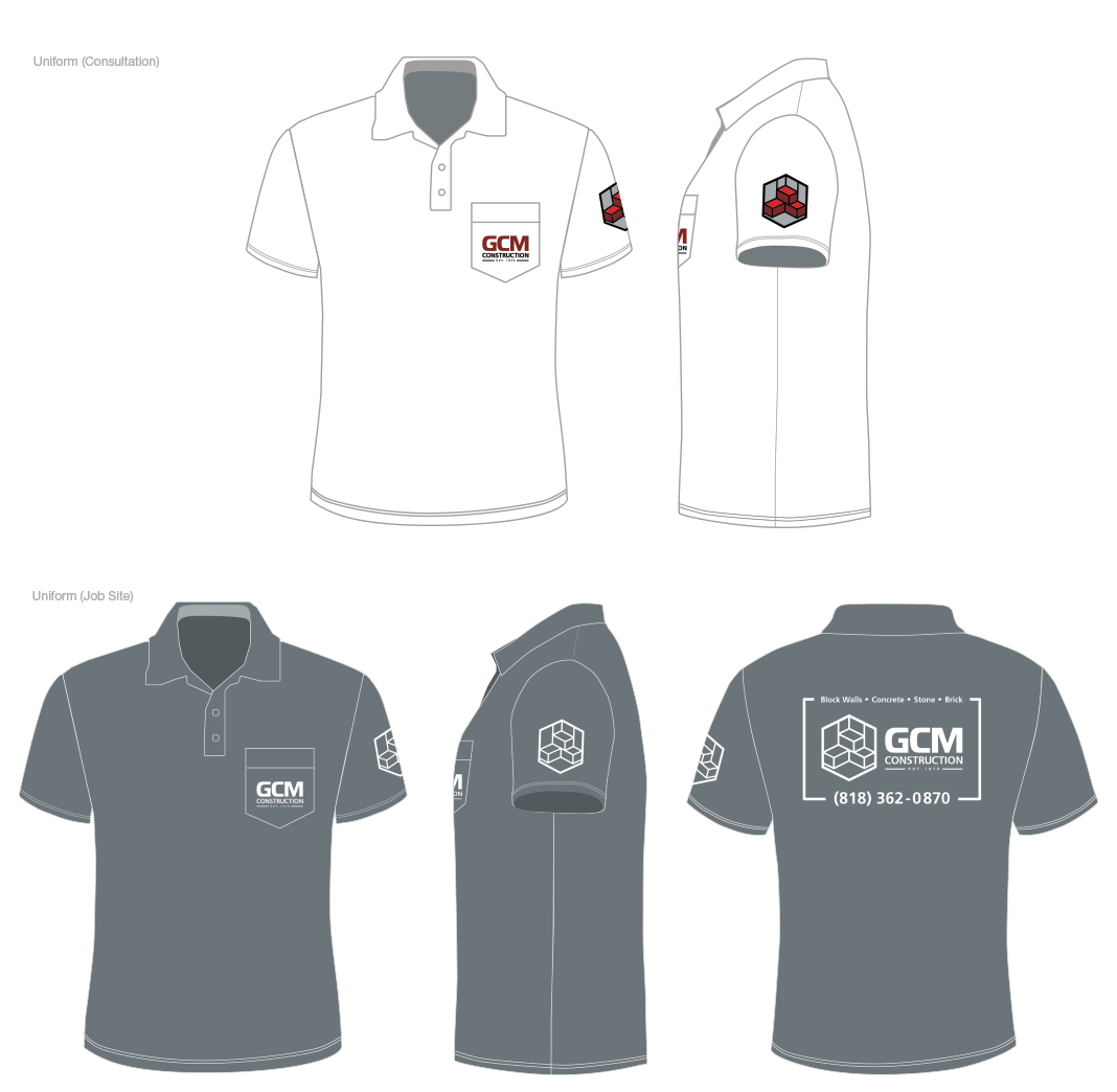 GCM Construction Apparel Branding